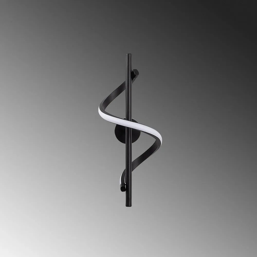 Czarny kinkiet LED Likma – Opviq lights