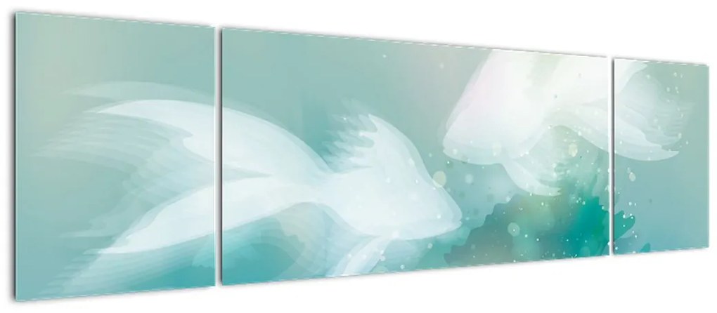 Obraz - Rybki (170x50 cm)