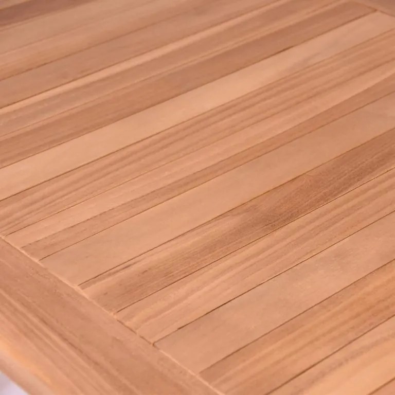 Stół jadalniany DIVERO, obrobione drewno teakowe, 120 x 70cm