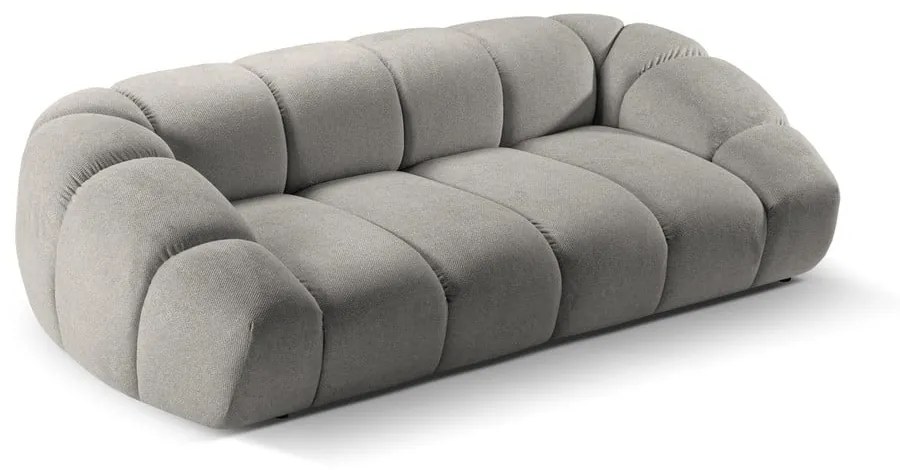 Jasnoszara sofa 254 cm Diana – Micadoni