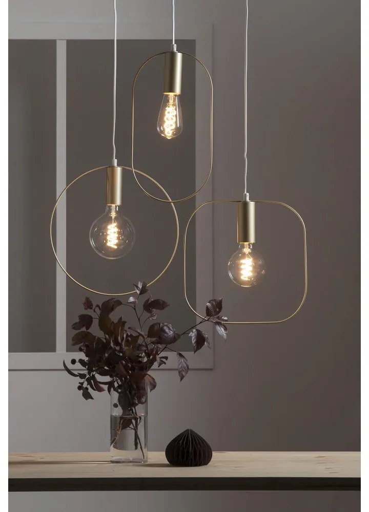 Lampa wisząca w kolorze złota Shape – Star Trading
