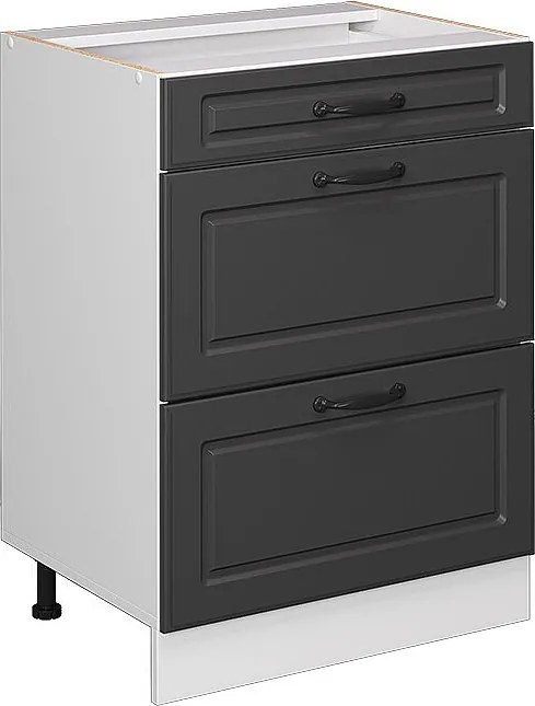 Szafka dolna do kuchni antracytowy domek wiejski 60x46x81.6 r-line