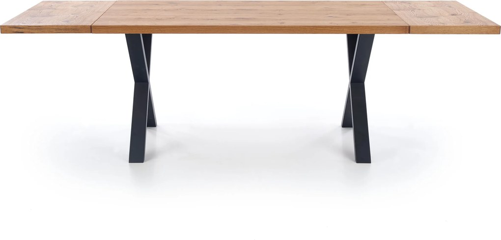 Rozkładany stół Xavier z blatem w okleinie naturalnej