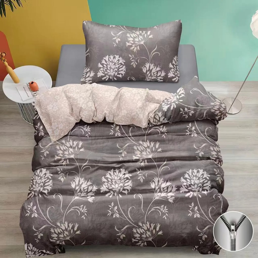 PrzytulneMieszkanie.pl PrzytulneMieszkanie.pl Bawełniana pościel SILMORA wzorzysta Rozmiar pościeli: 70 x 90 cm | 140 x 200 cm