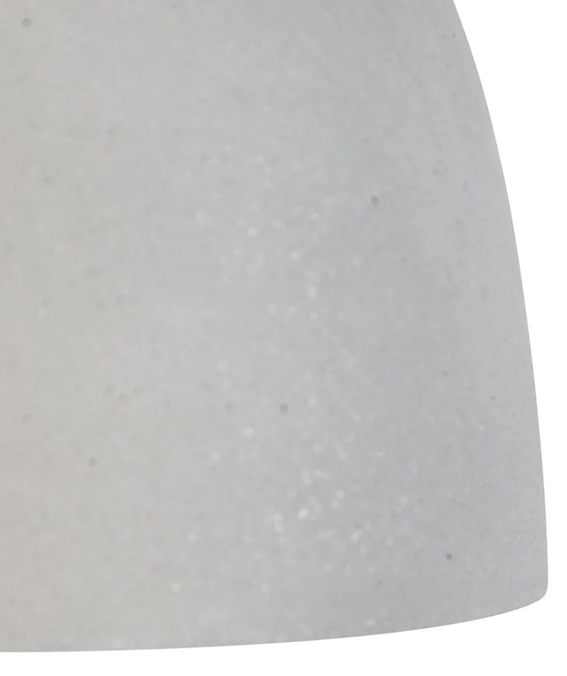 Nowoczesna lampa wisząca czarna z szarym betonem - Eton Nowoczesny Oswietlenie wewnetrzne