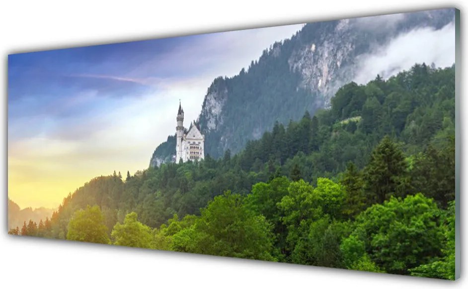 Panel Szklany do Kuchni Baśniowa Twierdza nad Przepaścią