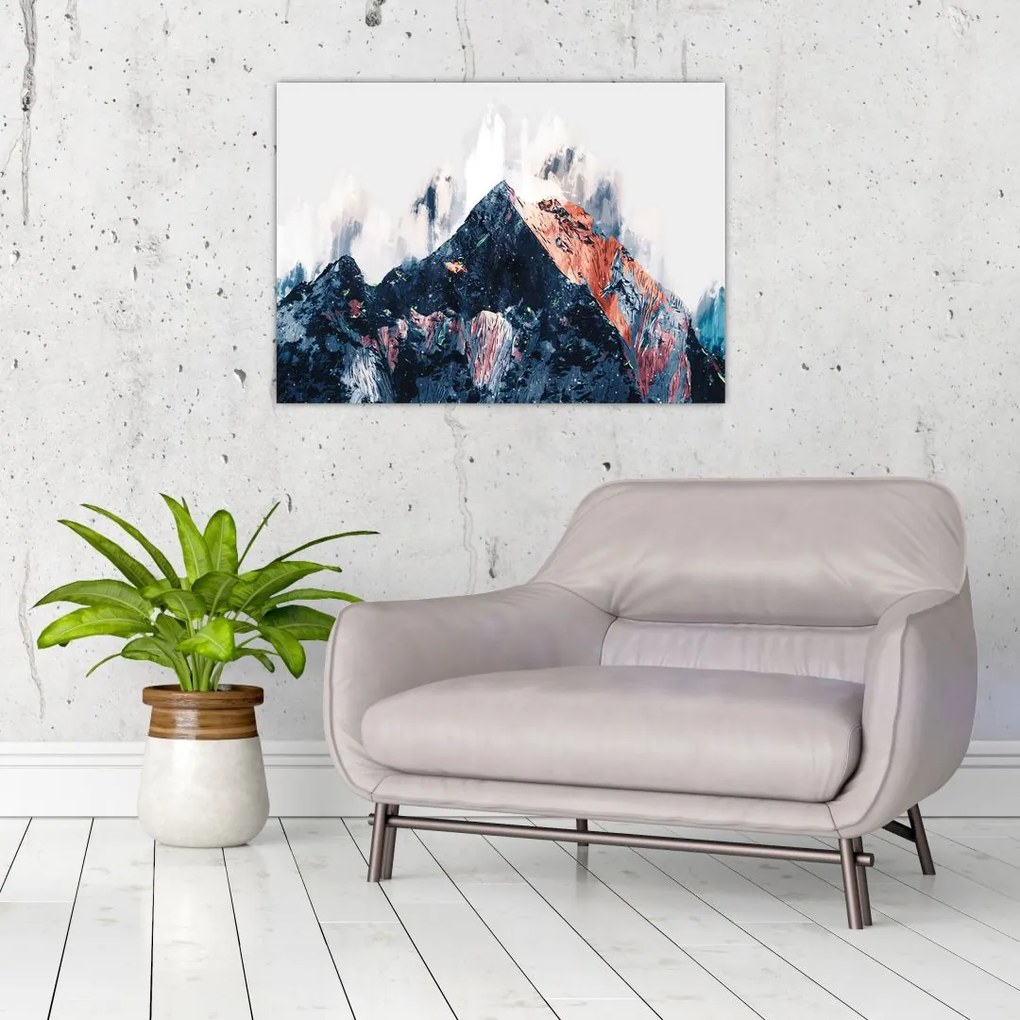 Obraz - Abstrakcyjna góra (70x50 cm)
