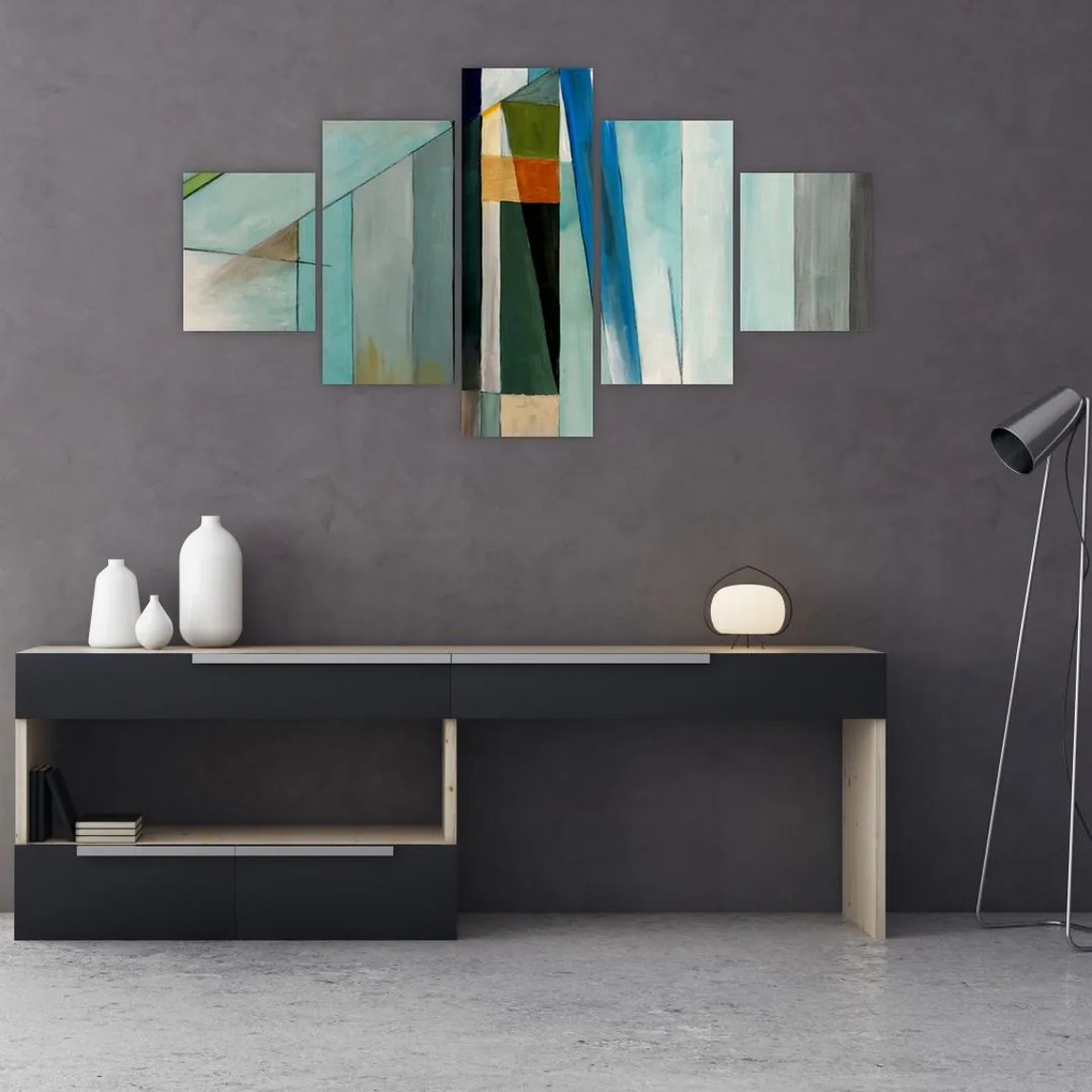Obraz - Abstrakcja (125x70 cm)