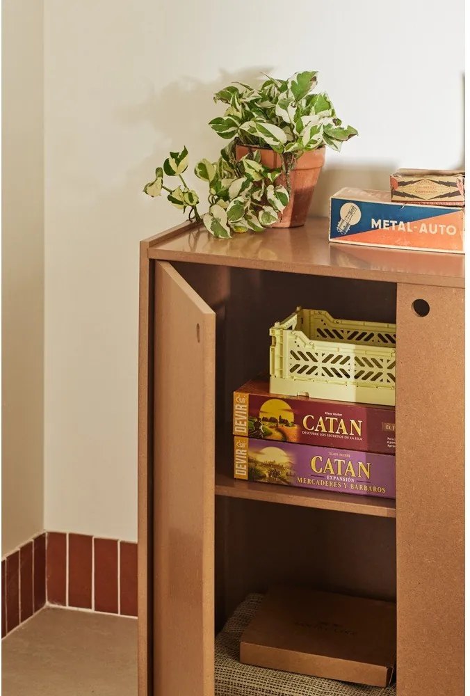 Komoda w naturalnym kolorze 197x80x40 cm Wally – Teulat