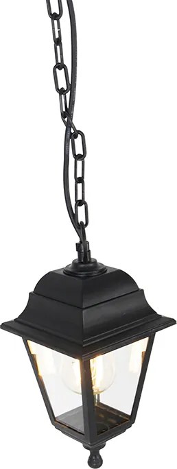 Klasyczna lampa wisząca zewnętrzna czarna IP44 - Capital