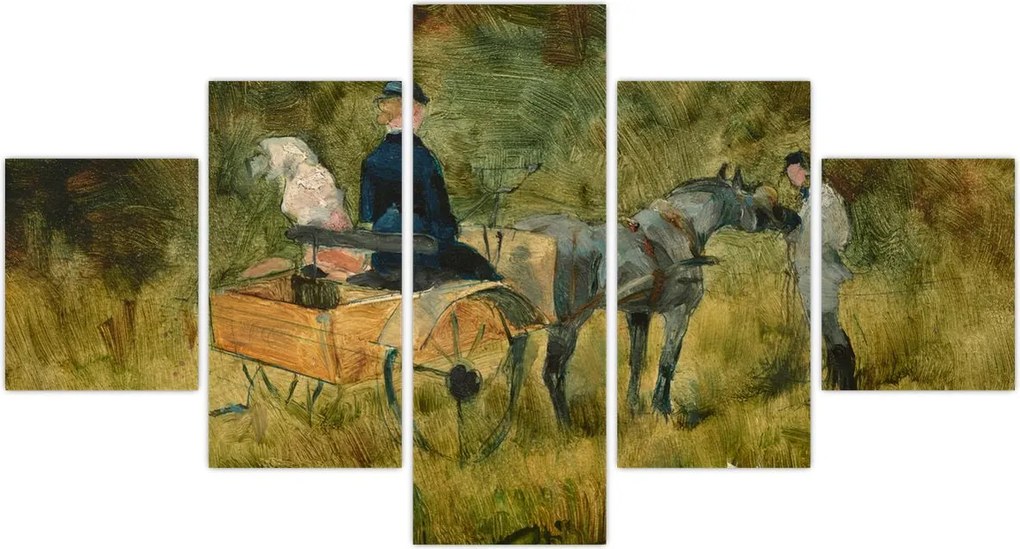 Obraz - Henri de Toulouse-Lautrec, The Trap, reprodukcje (125x70 cm)