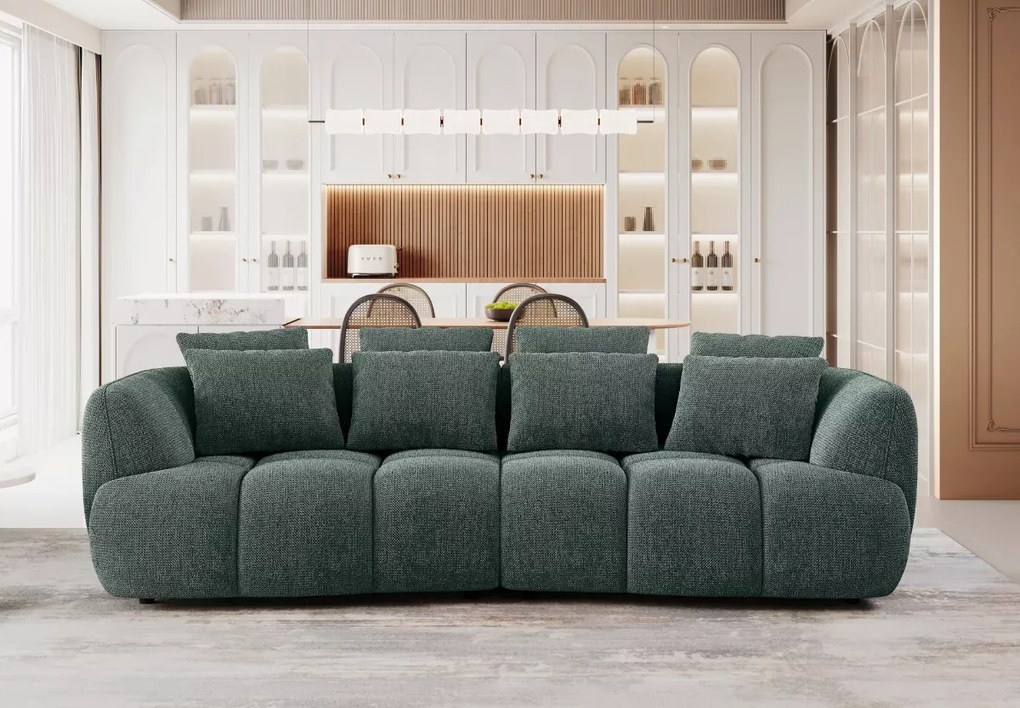 Besso – designerska sofa o miękkiej, zaokrąglonej formie do salonu