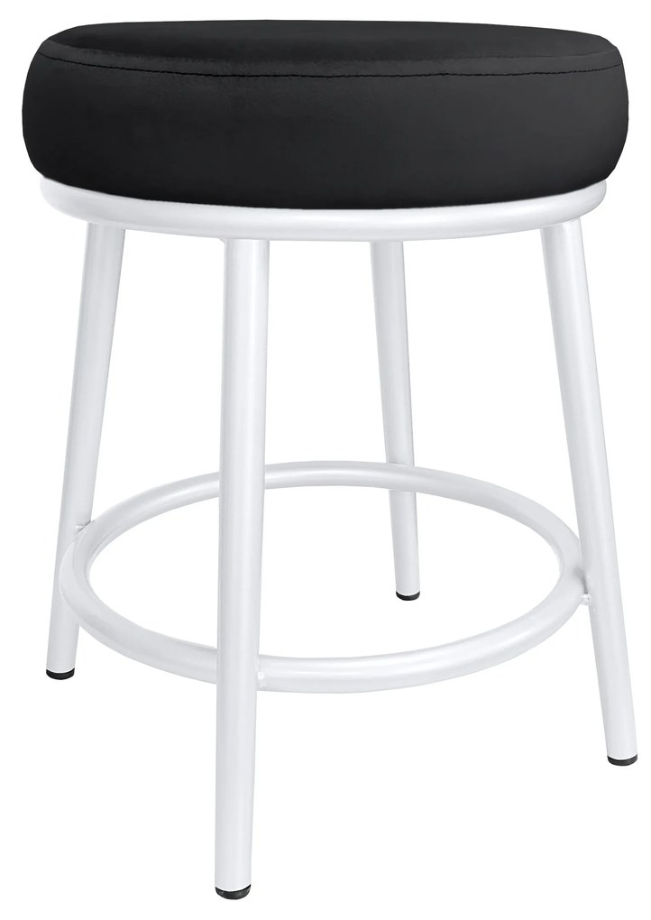 Taboret Ben noga metalowa biała MG19