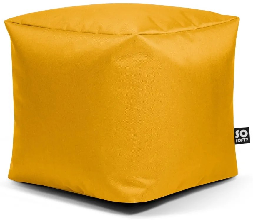 Żółty dziecięcy worek do siedzenia Cube M – So Soft?