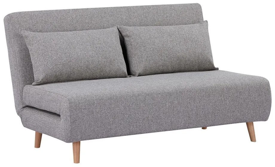 Szara rozkładana sofa 140 cm Marlow – House Nordic