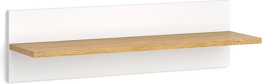 Półka ścienna pokój dziecięcy biały 70x18.4x20 malia