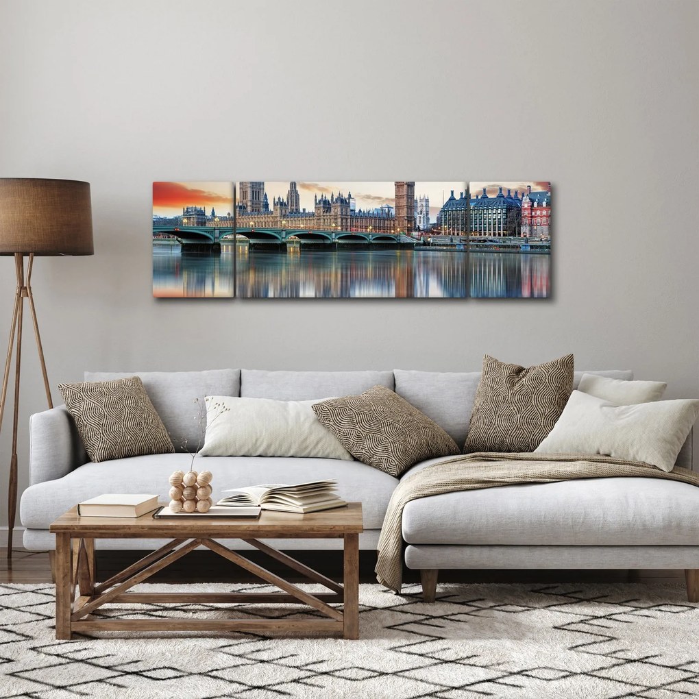 Obraz - Houses of Parliament w Londynie (170x50 cm)