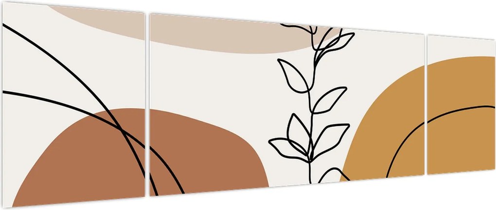 Obraz - Kształty Boho (170x50 cm)