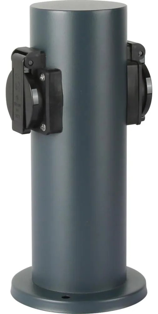Brilagi - Zewnętrzny słupek zasilający PILLAR 2Z SCHUKO 230V IP44 antracyt