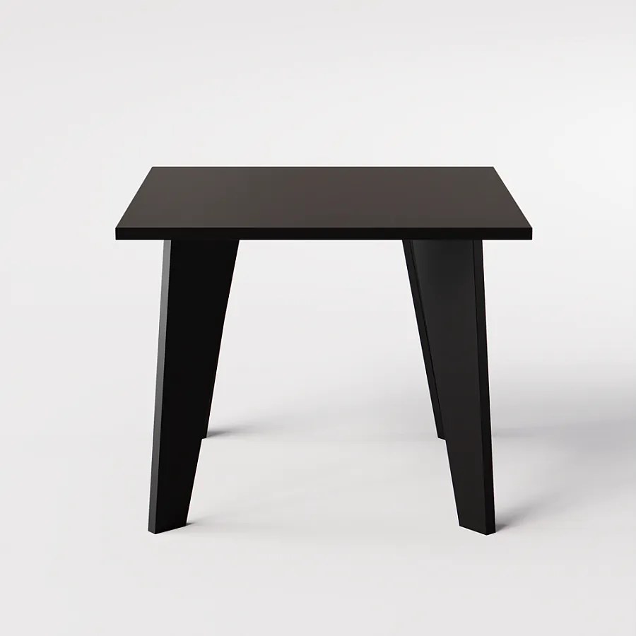 Stół OLEN 90 x 90 cm do kuchni, salonu, jadalni Czarny
