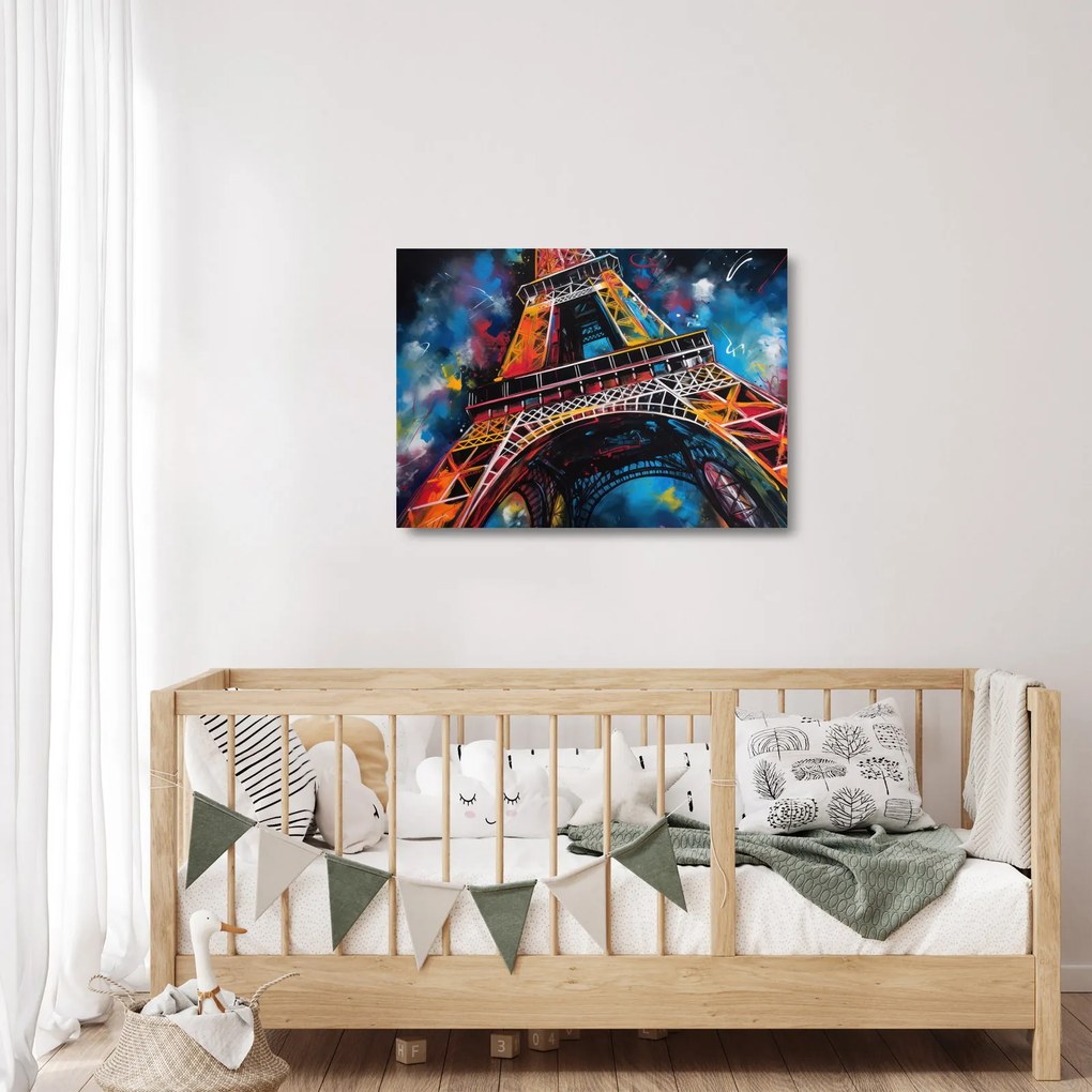 Obraz na szkle - Obraz wieży Eiffla II. (70x50 cm)