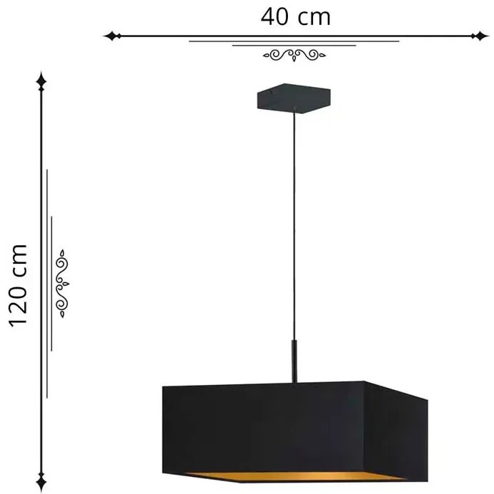 Geometryczny żyrandol na białym stelażu - B6-F83