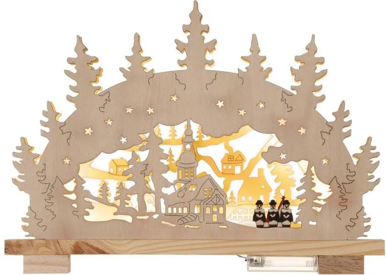 Nexos Świąteczny łuk świetlny, 10 diod LED, ciepła biel, bat