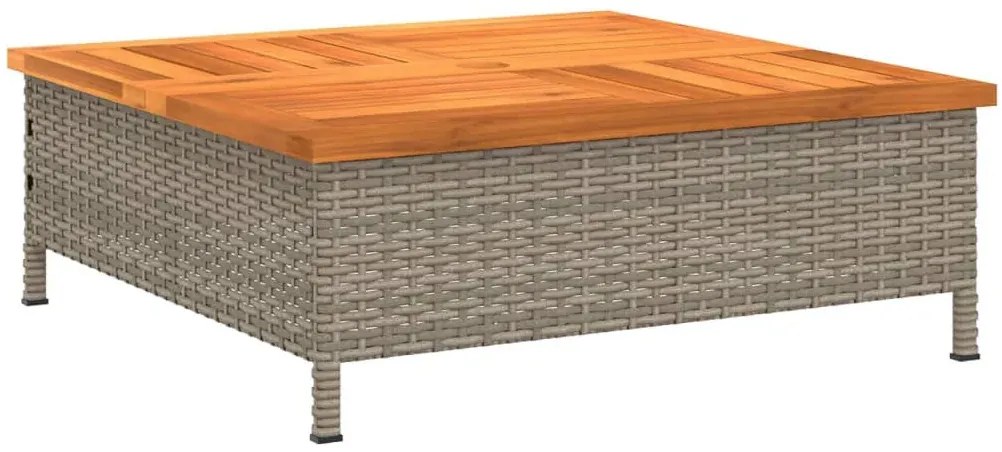 Szary niski stolik pod parasol ogrodowy E8-E13