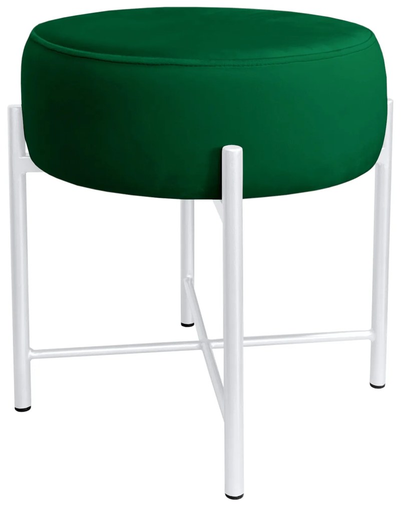 Taboret Pola noga metalowa biała MG25