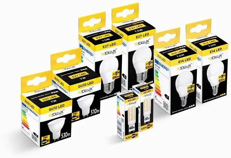 Żarówka LED E14 4000K 7,5W 680lm SOLLUX LIGHTING
