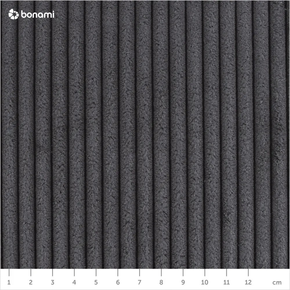 Szary sztruksowy narożnik Voltaire – Bobochic Paris