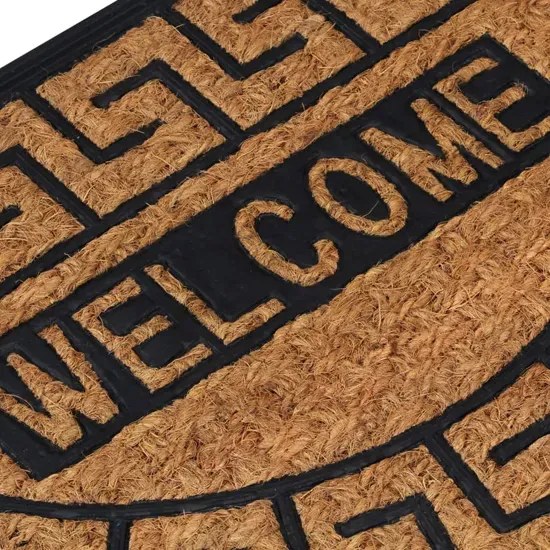 Wycieraczka półokrągła z napisem welcome - Ruber 3X
