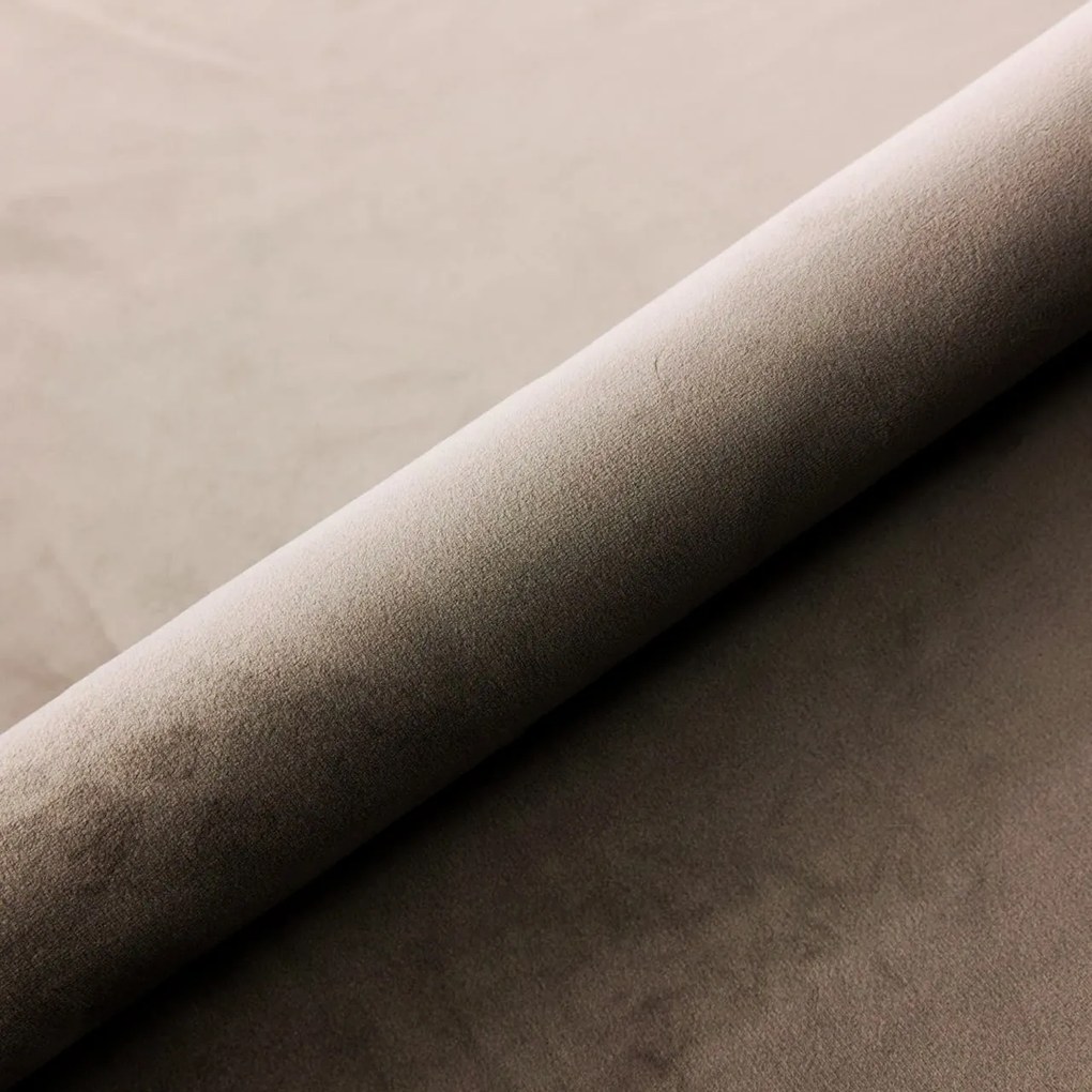 Krzesło Victor tkanina Welur noga metalowa krzesło tapicerowane premium : Kolor nogi - Złota profil, Kolor tkaniny - VELVET - MG09, Typ siedziska - Siedzisko stałe