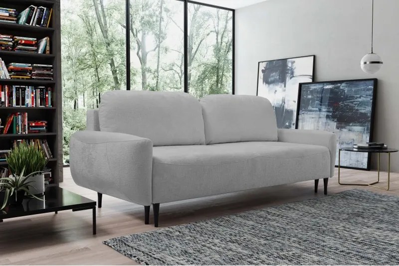 Sofa BOHO z funkcja spania i pojemnikiem SZARY PERFECT HARMONY 80