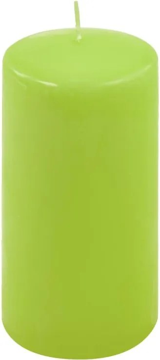 Zestaw świec słupkowych, 15 cm, Ø 7,5 cm, jasnozielony 2 szt