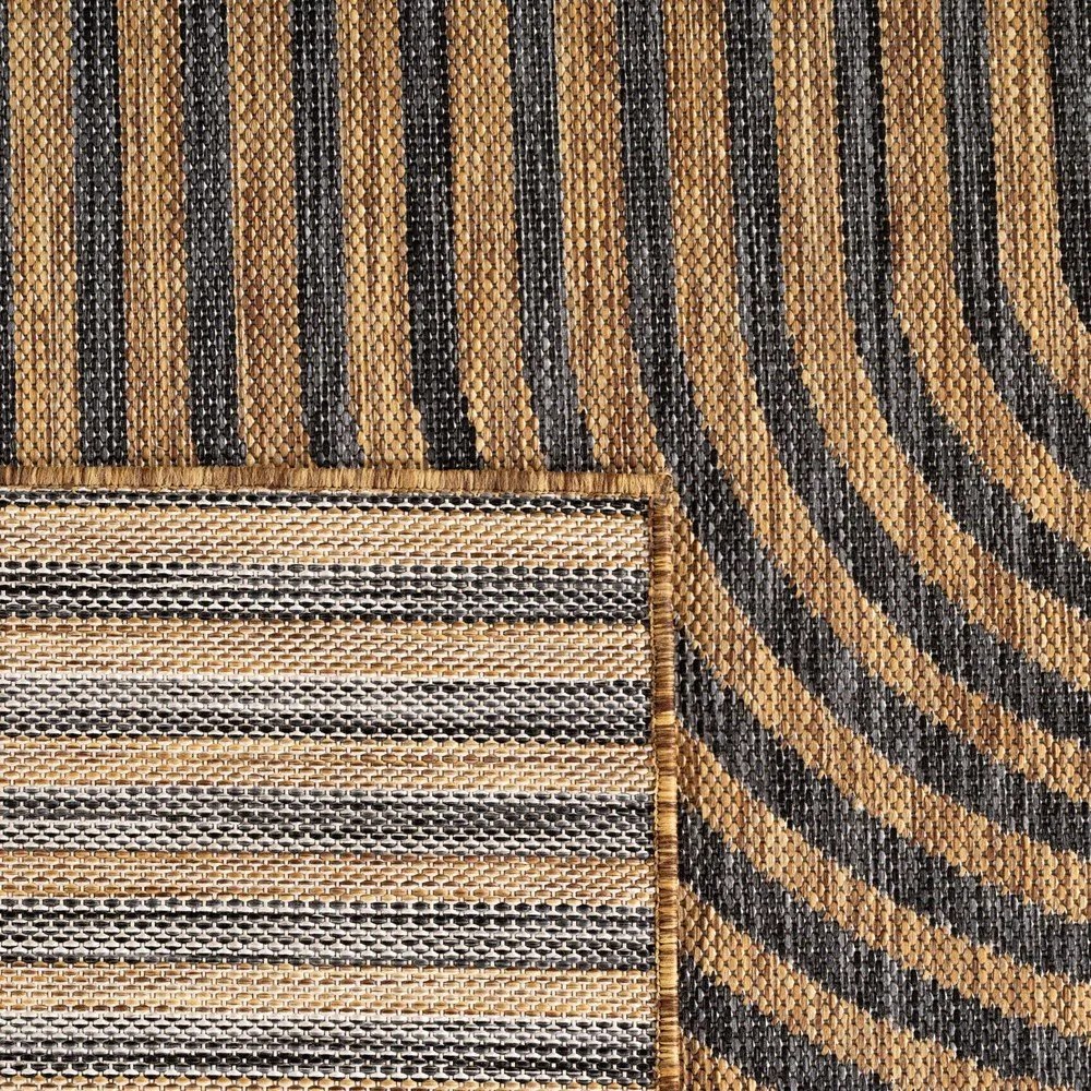 Czarny/brązowy chodnik odpowiedni na zewnątrz 80x250 cm Mira 1453 – Ayyildiz Carpets