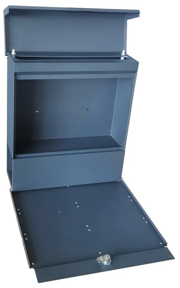 Skrzynka pocztowa 370 x 410 x 130 mm, dekor drewno