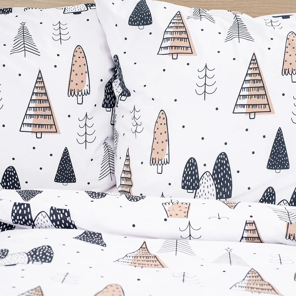 4Home Pościel bawełniana Frugal Winterland, 140 x 220 cm, 70 x 90 cm