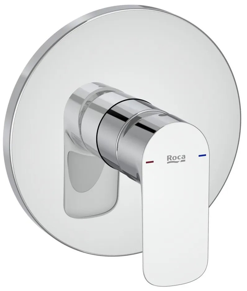 Roca A5A226EC00 - Podtynkowa bateria prysznicowa CALA, chrom błyszczący