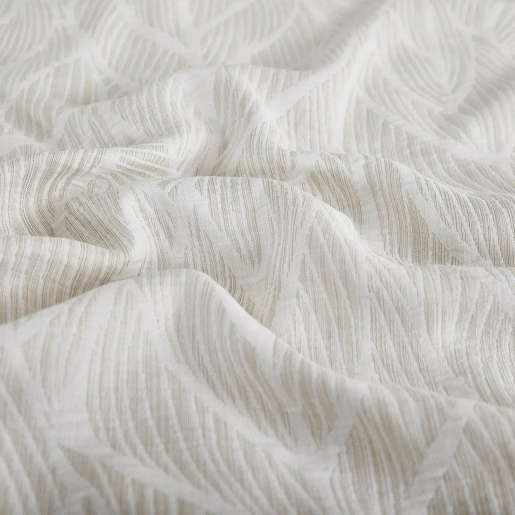 Pościel żakardowa Florida beżowy, 140 x 200 cm, 70 x 90 cm