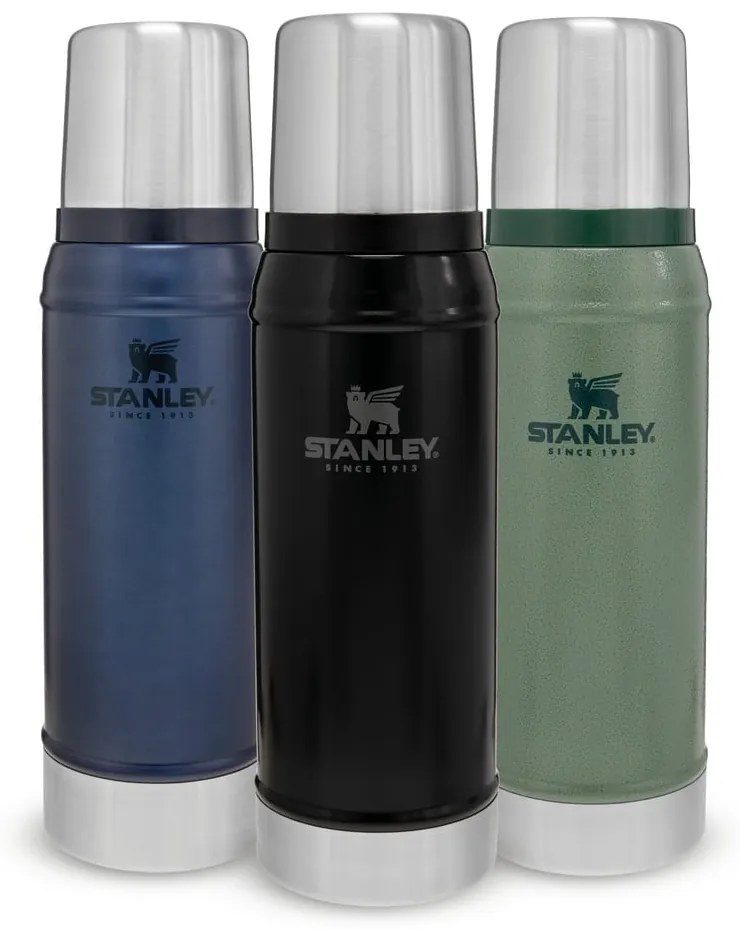 Czarny termos z kubkiem 750 ml – Stanley