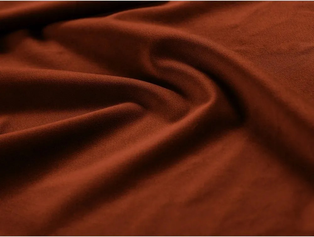 Ceglasta aksamitna sofa 204 cm Georgia – Micadoni