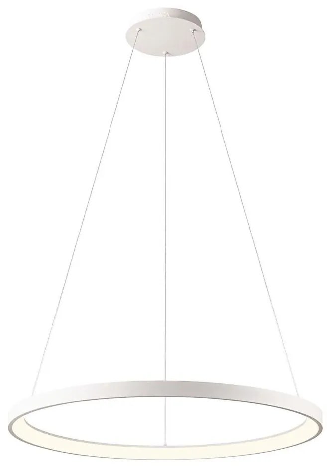 Redo 01-2675 - LED ściemnialna lampa wisząca na lince ICONIC LED/60W/230V, śr. 78 cm, biała
