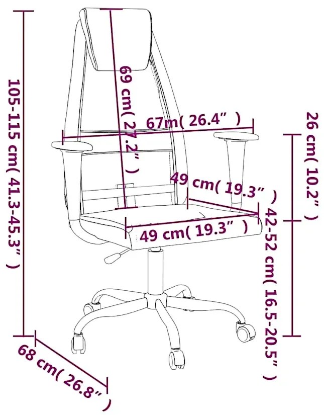 Czarne Krzesło Biurowe Z Regulacją Wysokości A4-P88