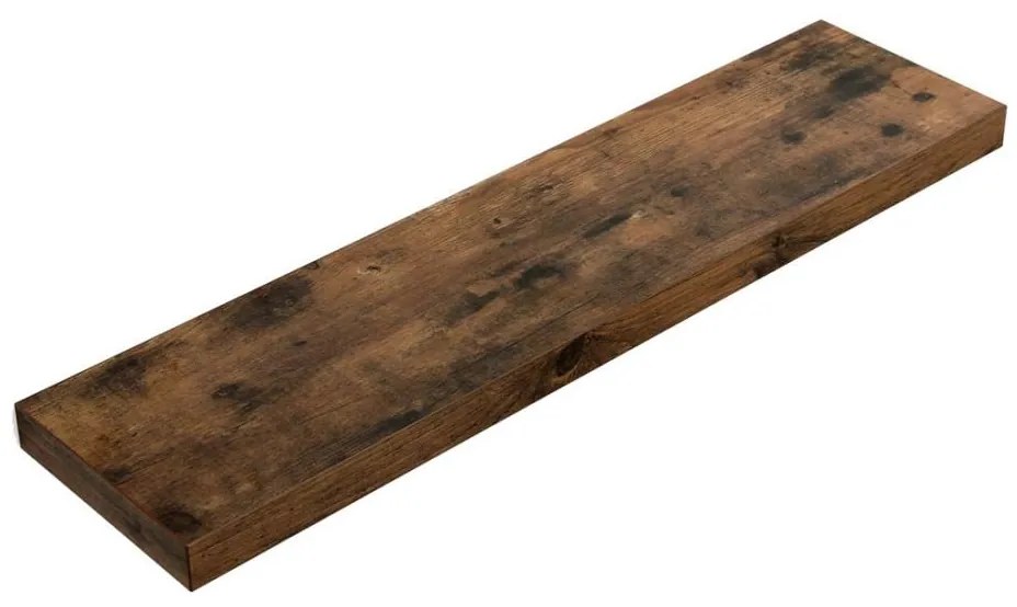 Półka ścienna SHELFY brązowa