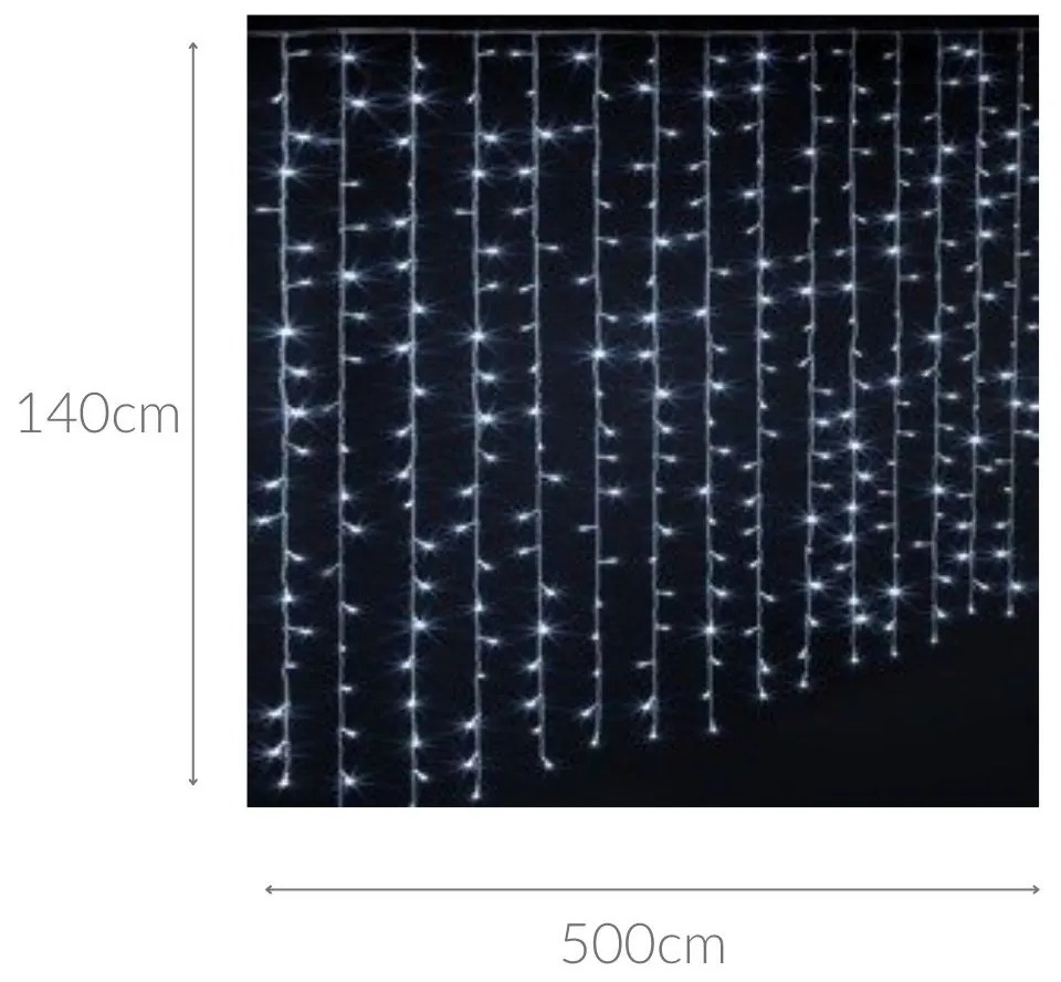 Kurtyna świetlna 200 LED