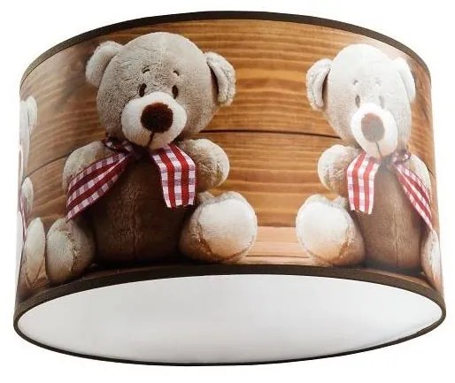 Dziecięca lampa sufitowa BEARS 1xE27/60W/230V