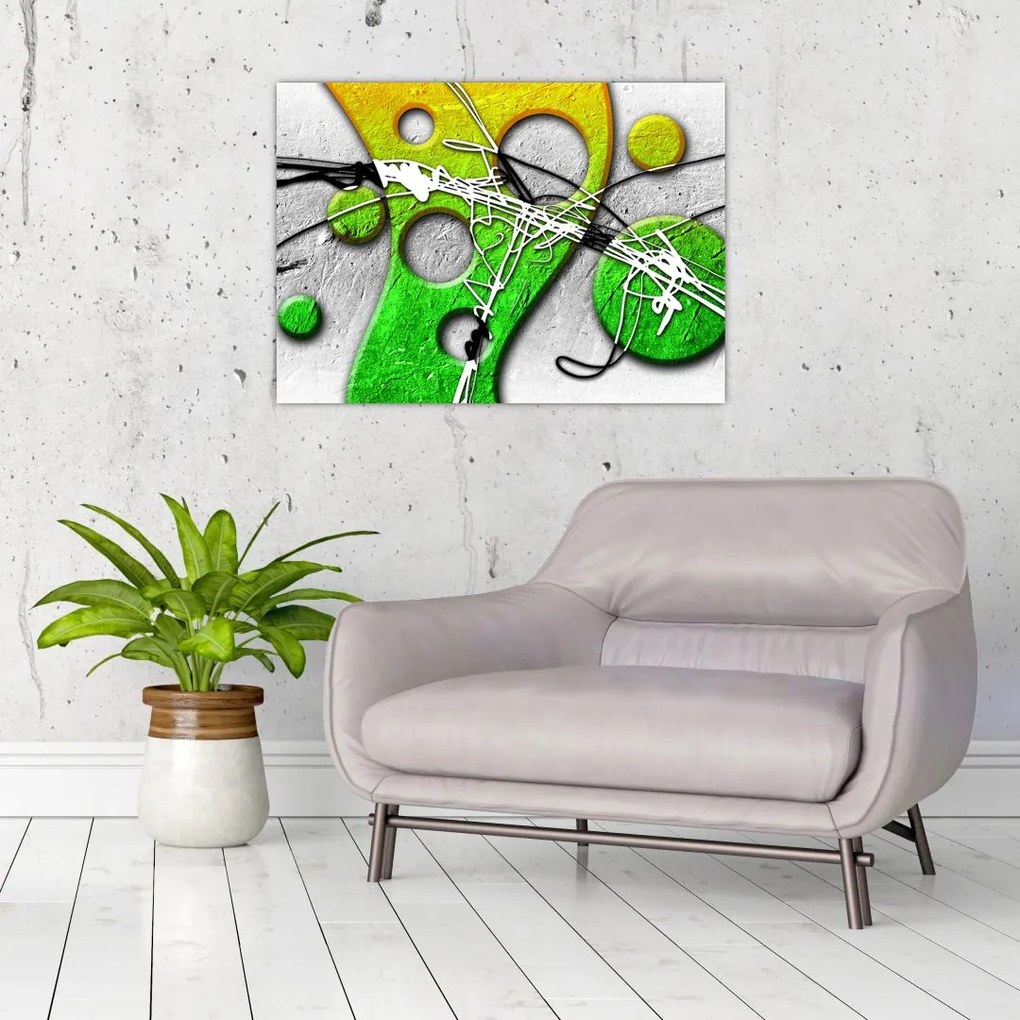 Abstrakcyjny obraz (70x50 cm)