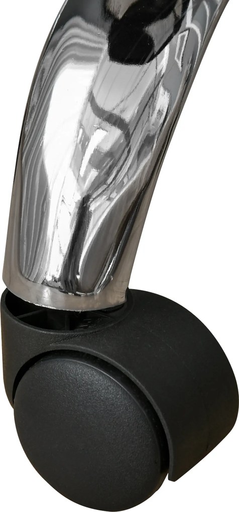 HOMCOM Taboret salonowy, regulowana wysokość, pokrycie w aksamitnym wyglądzie, Ø35 x 49-61 cm, Czarny