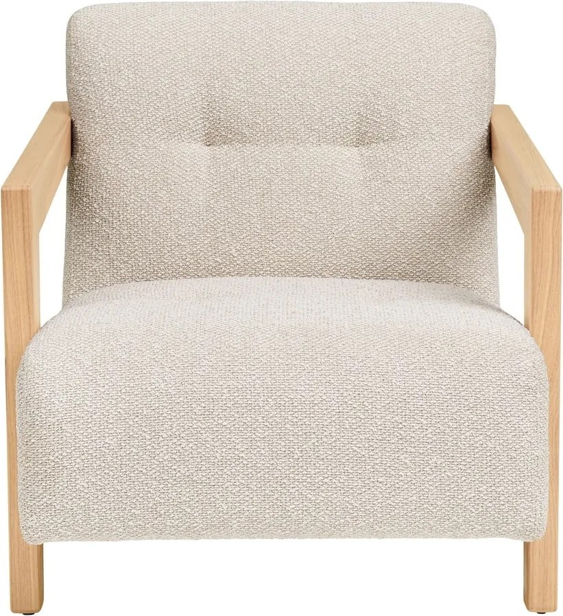 Beżowy fotel Caracas – House Nordic